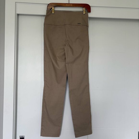 [S] Tan / Beige Pull-On Business Casual Women's Pants - Picture 4 of 4